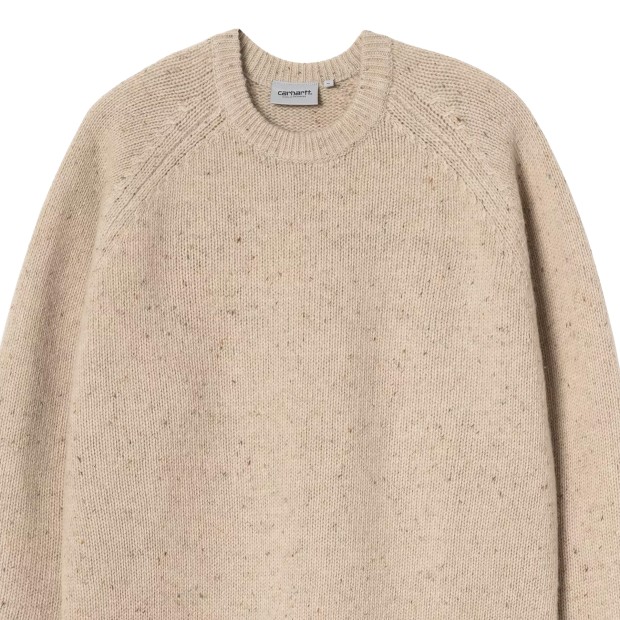 Carhartt Wip Sweat Anglistic Speckled Fleur De Sel