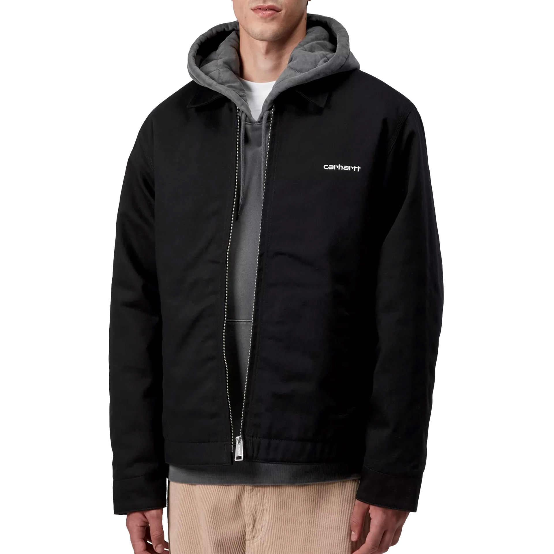 Carhartt Wip Casaco Module Script Black White Rigid