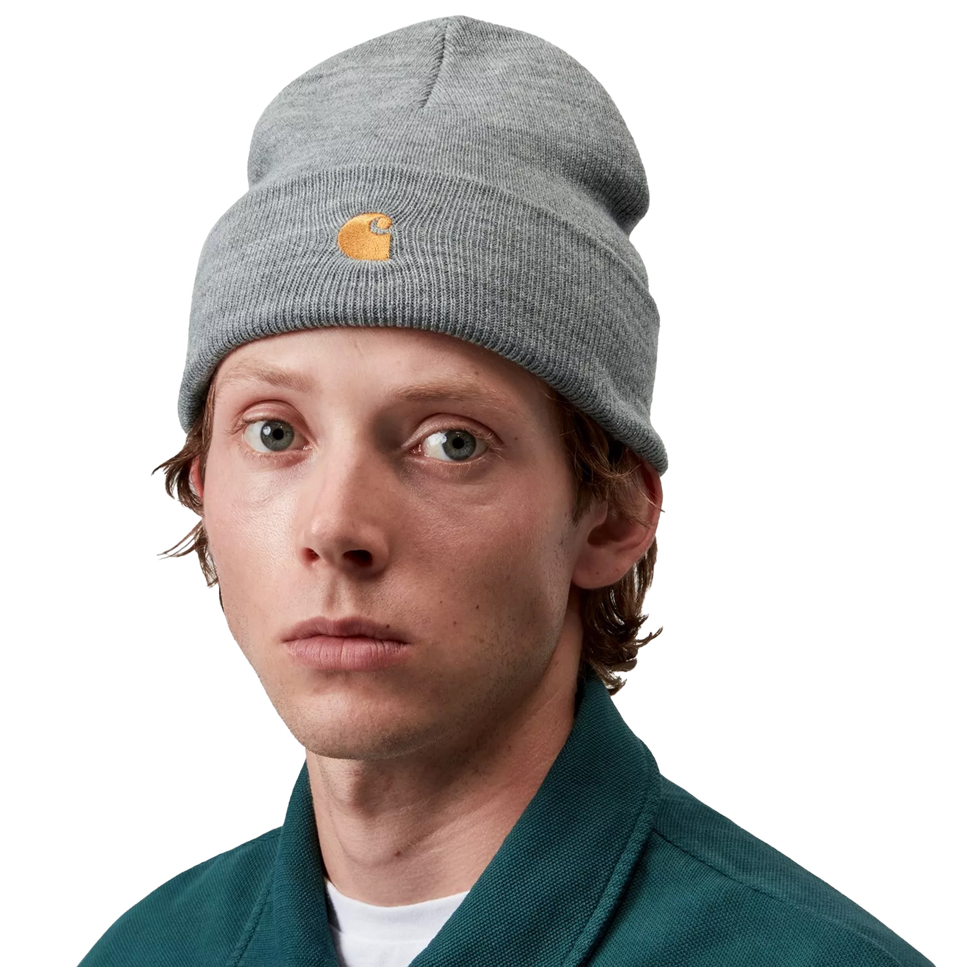 Carhartt Wip Gorro Chase Beanie Grey Heather/gold