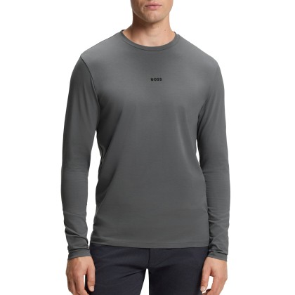 BOSS Longsleeve Tchark Open Grey
