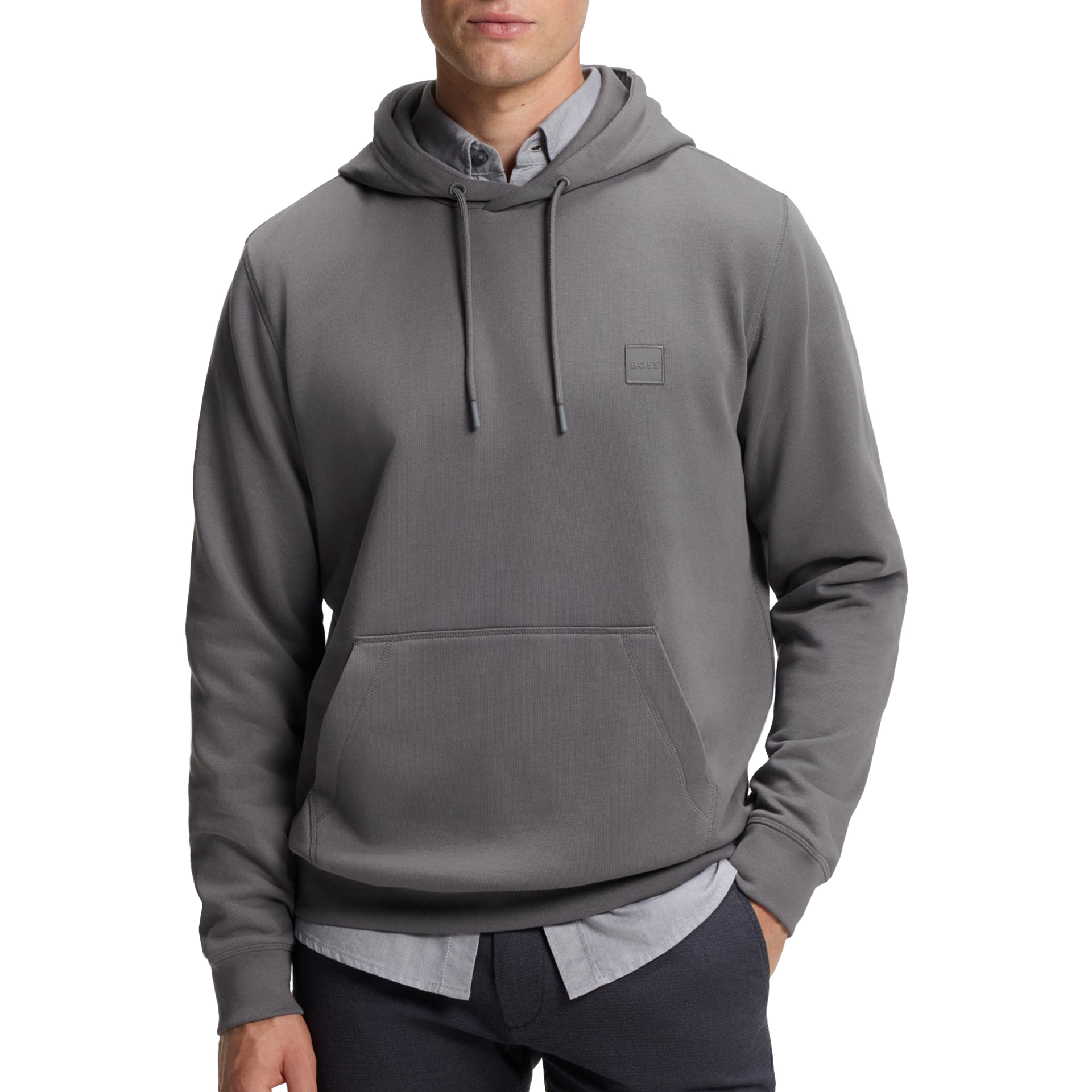 BOSS Sweat Wetalk Open Grey
