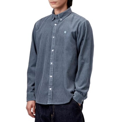 Carhartt Wip Camisa Madison Cord Shirt Angelite Angelite