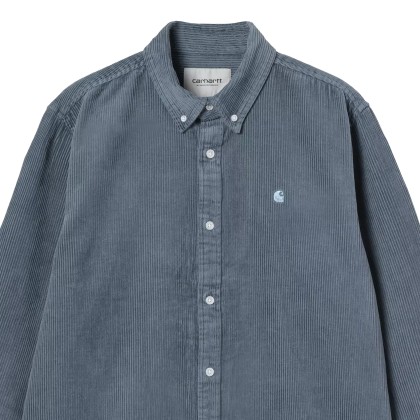 Carhartt Wip Camisa Madison Cord Shirt Angelite Angelite