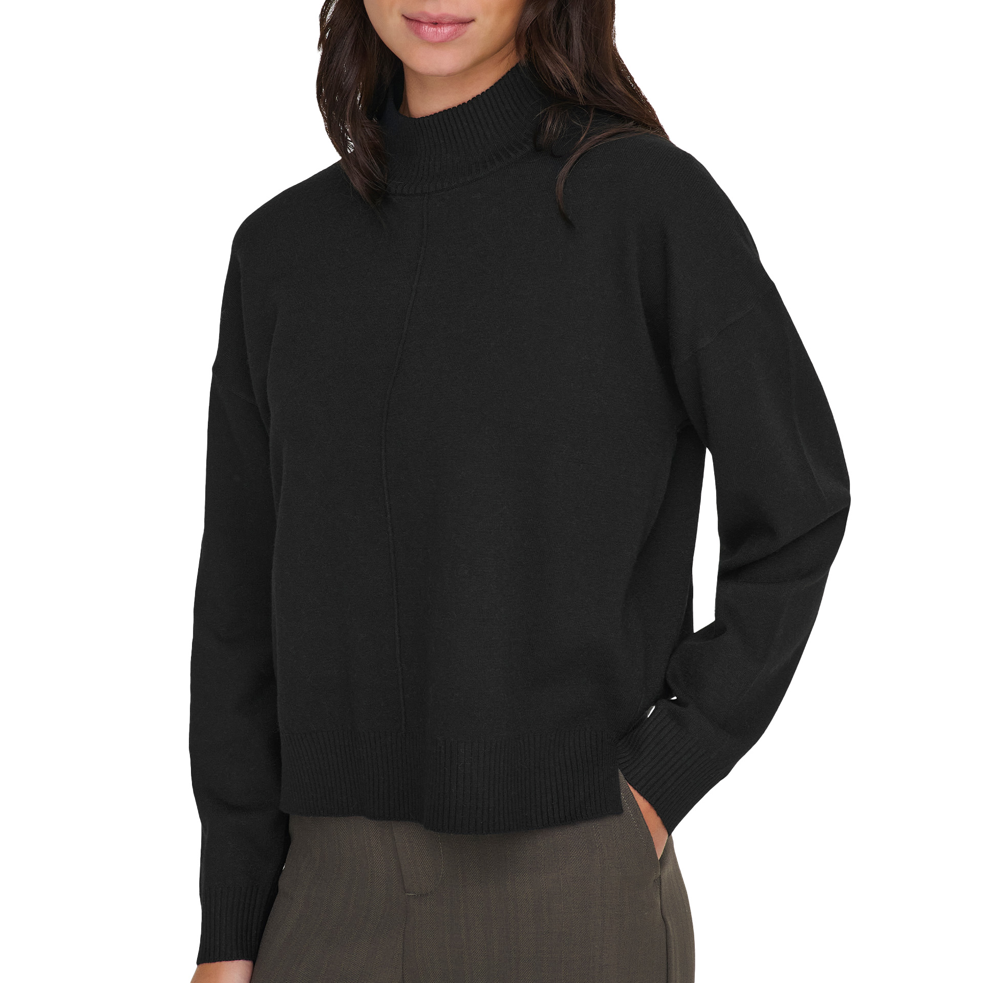 JDY Camisola Jdyamore Life L/s Hn Knt Black