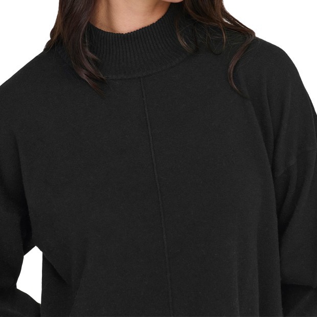 JDY Camisola Jdyamore Life L/s Hn Knt Black