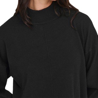 JDY Camisola Jdyamore Life L/s Hn Knt Black