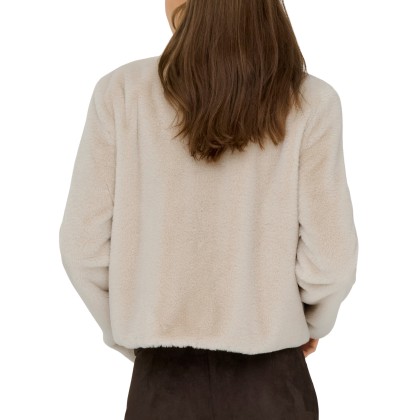 JDY Casaco Jdymacy Life Faux Fur Otw Noos Moonbeam