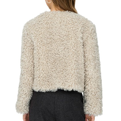 JDY Casaco Jdyneo Faux Fur Otw Sie Tofu