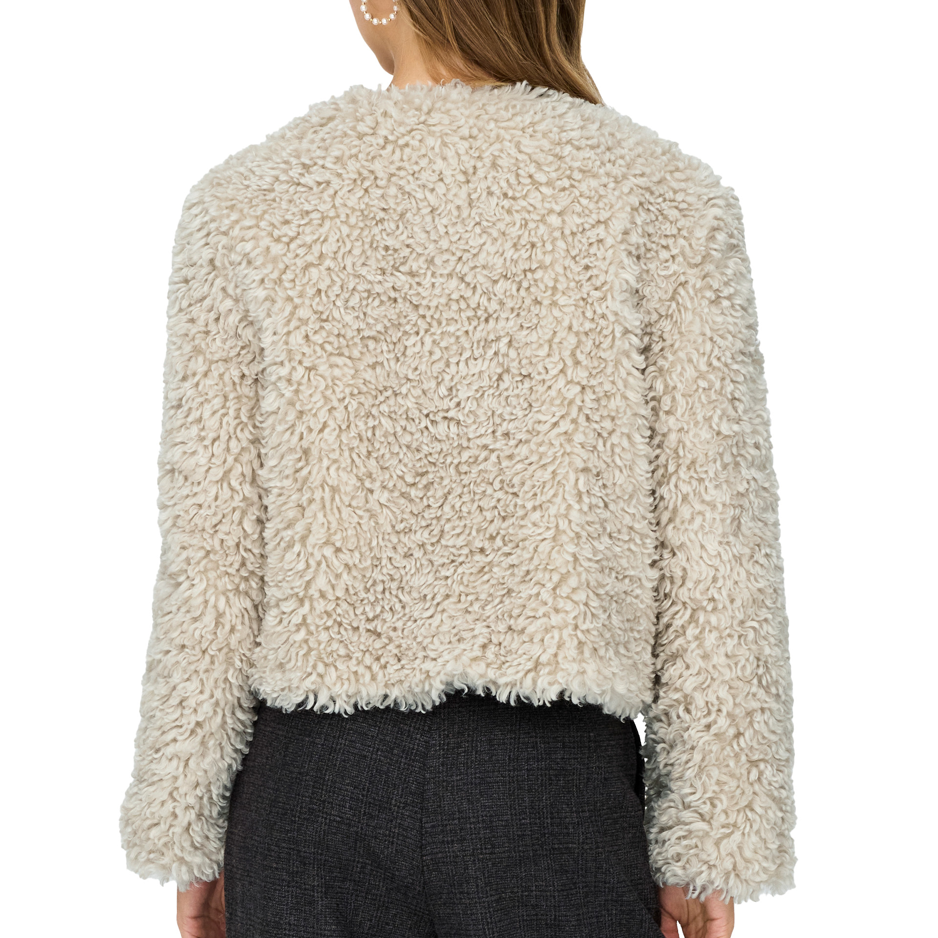 JDY Casaco Jdyneo Faux Fur Otw Sie Tofu