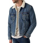Levis Casaco Type 3 Sherpa Trucker In The Morning Sh