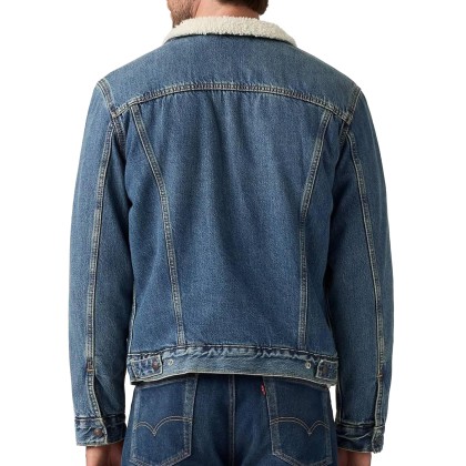 Levis Casaco Type 3 Sherpa Trucker In The Morning Sh Levis Casaco Type 3 Sherpa Trucker In The Morning Sh