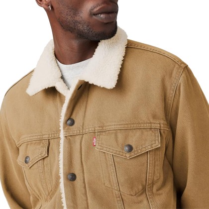 Levis Casaco Type 3 Sherpa Trucker Ermine