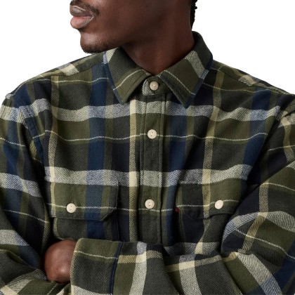 Levis Camisa Jackson Worker Medina Plaid Levis Camisa Jackson Worker Medina Plaid