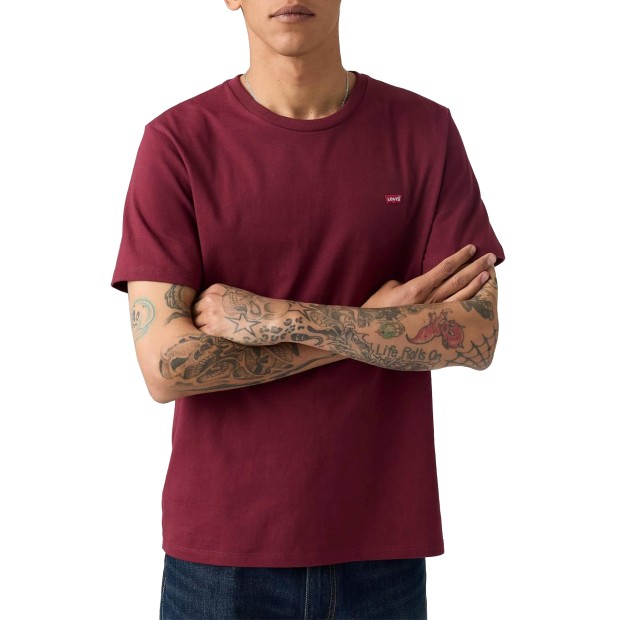 Levis T-shirt Original Hm Tawny Port