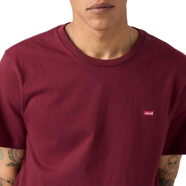 Levis T-shirt Original Hm Tawny Port