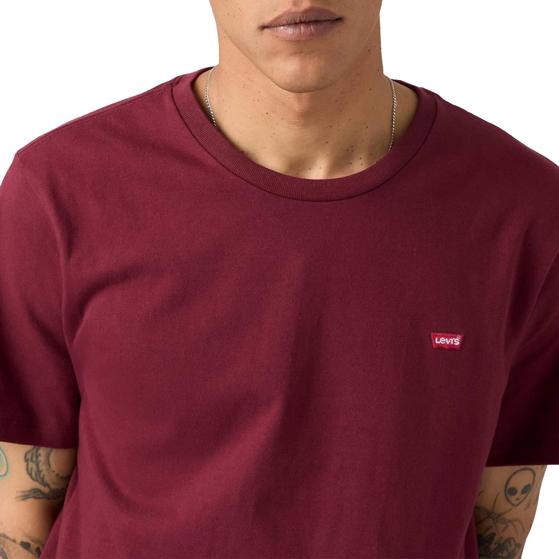 Levis T-shirt Original Hm Tawny Port