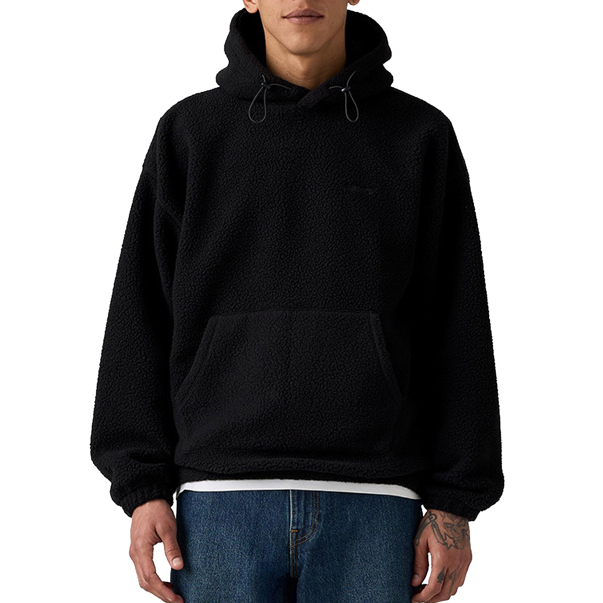 Levis Sweat Cozy Up Jet Black