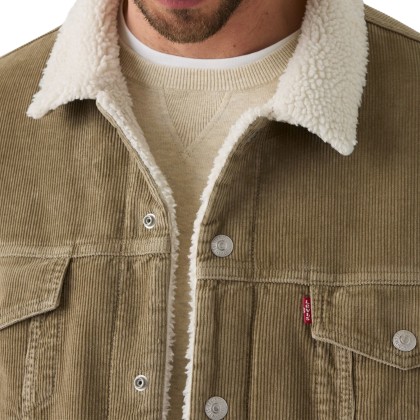 Levis Casaco Relaxed Fit Sherpa Trkr Timber Levis Casaco Relaxed Fit Sherpa Trkr Timber