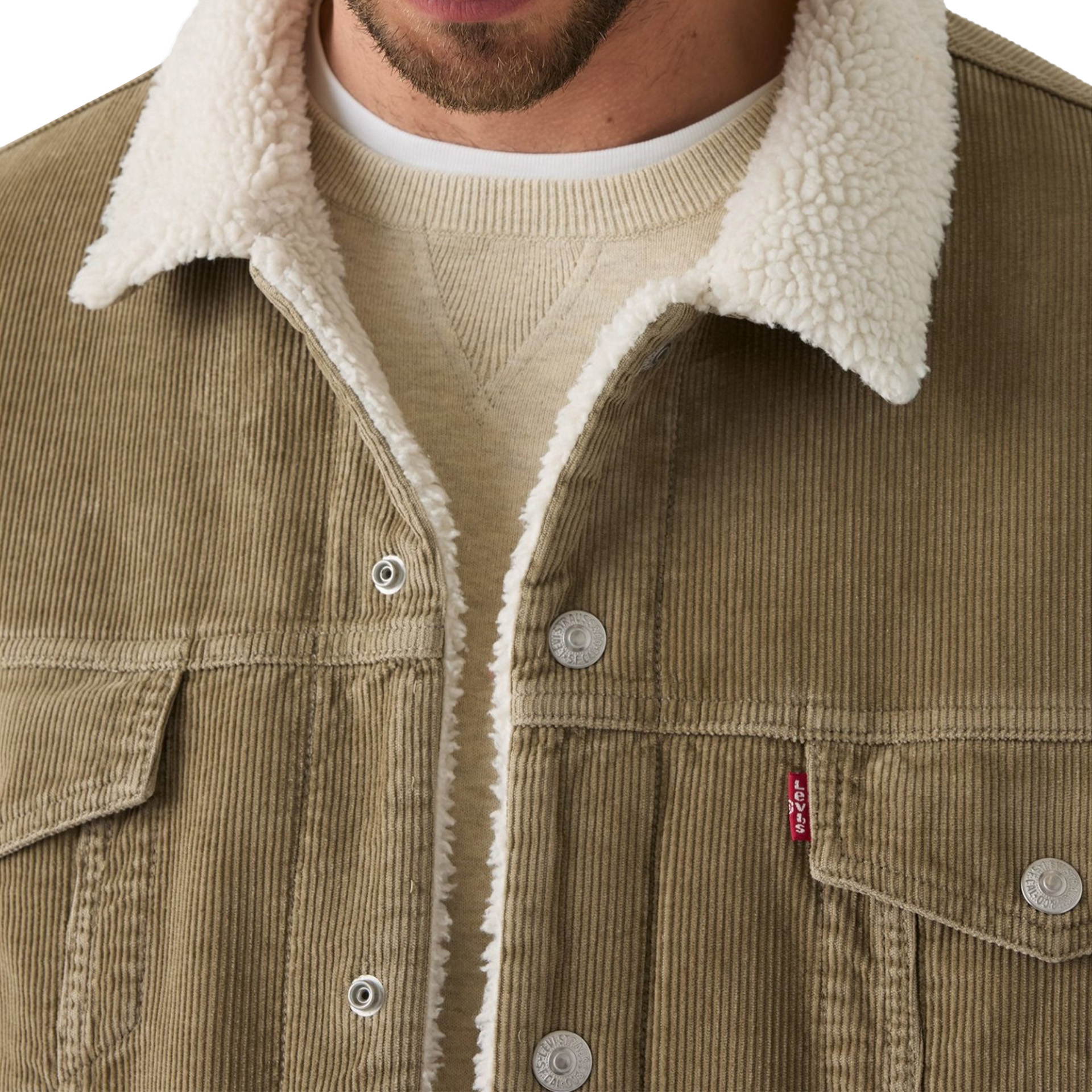 Levis Casaco Relaxed Fit Sherpa Trkr Timber