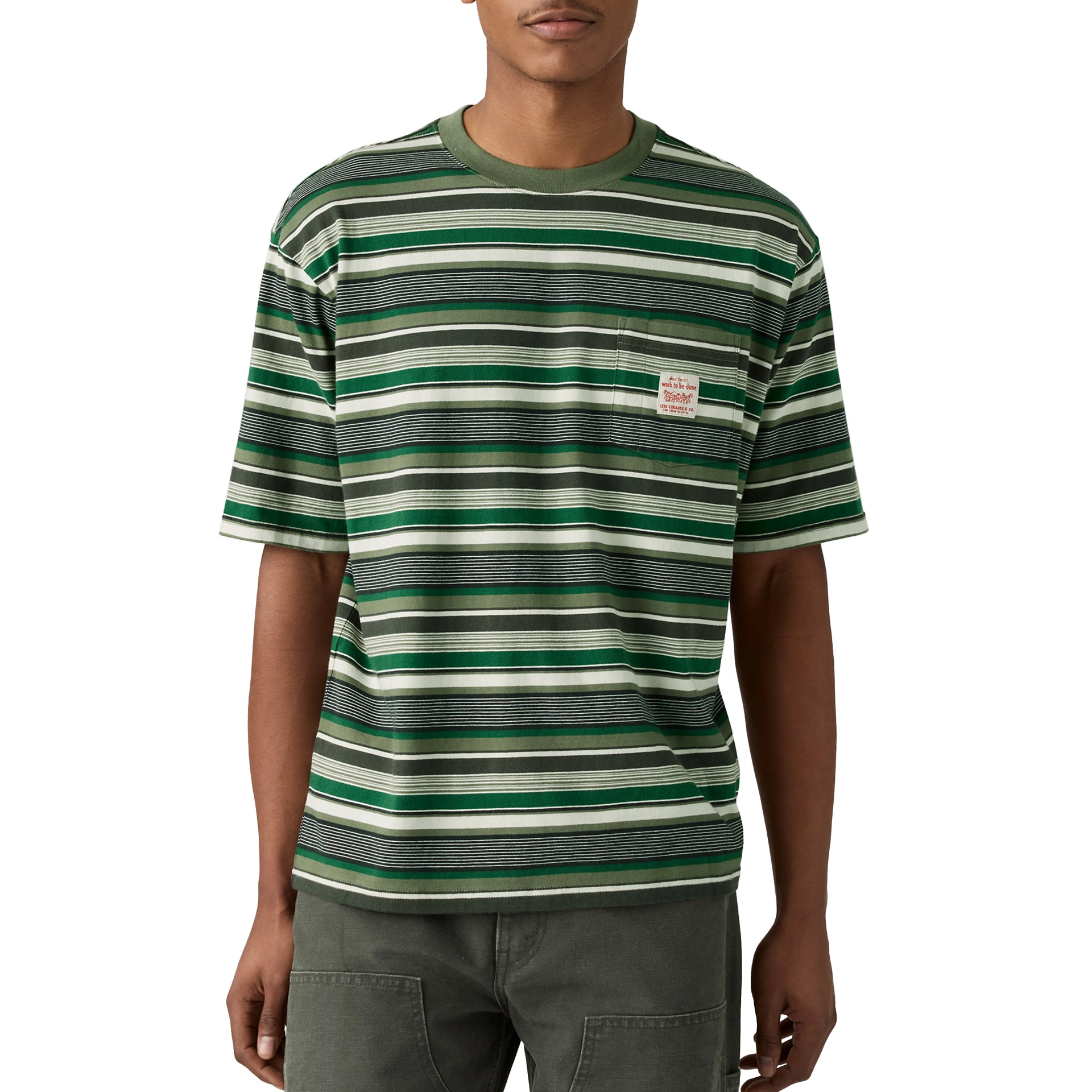 Levis T-shirt Workwear Darlin Stripe