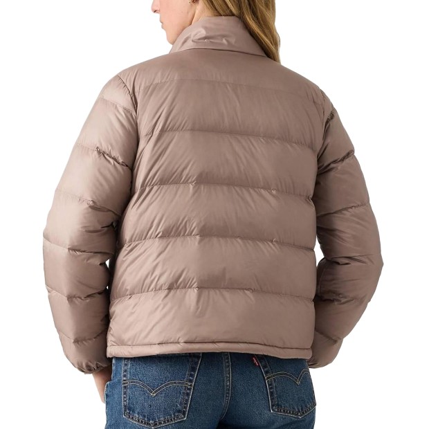 Levis Casaco Willa Down Packable Taupe Gray