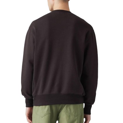 Levis Sweat Authentic Crew Black Agate Garme Levis Sweat Authentic Crew Black Agate Garme