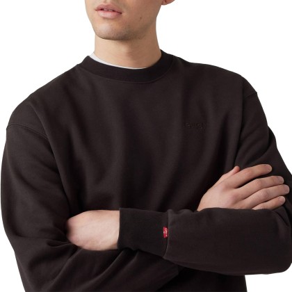 Levis Sweat Authentic Crew Black Agate Garme Levis Sweat Authentic Crew Black Agate Garme