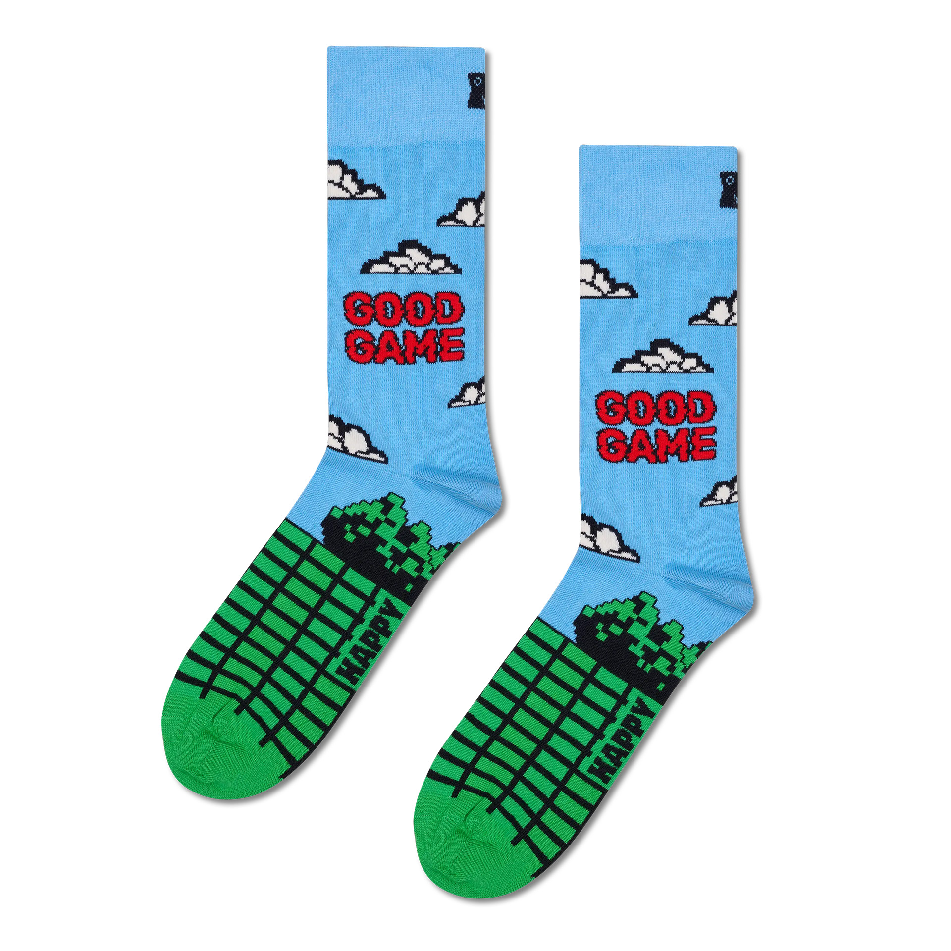 Happy Socks Good Game Sock Azul Claro