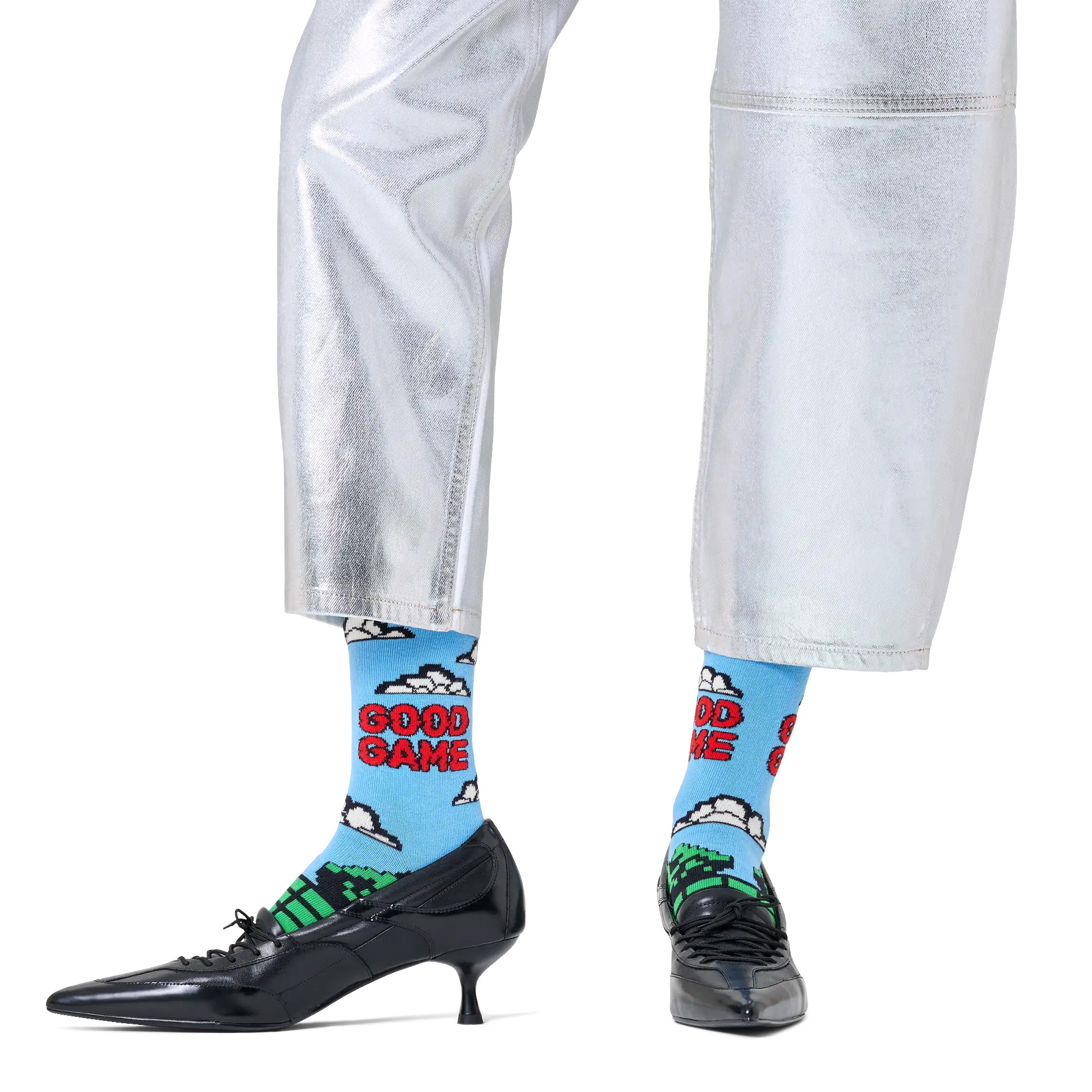 Happy Socks Good Game Sock Azul Claro