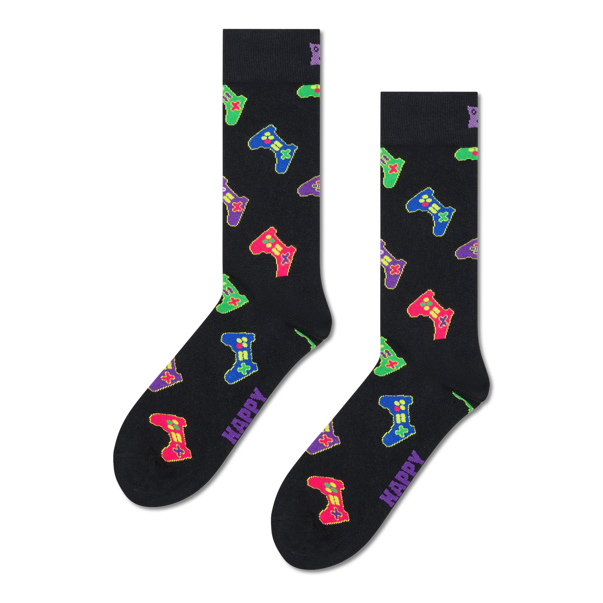 Happy Socks Controller Sock Preto