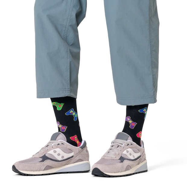 Happy Socks Controller Sock Preto