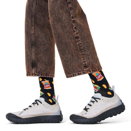 Happy Socks Chips Bag Sock Preto