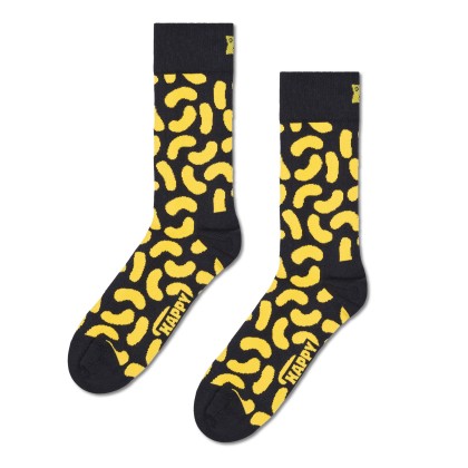 Happy Socks Cheese Doodles Sock Preto