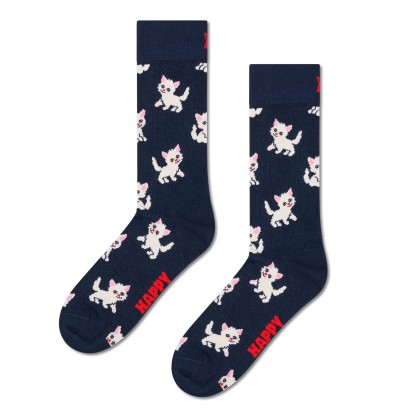 Happy Socks Kitten Sock Marinho