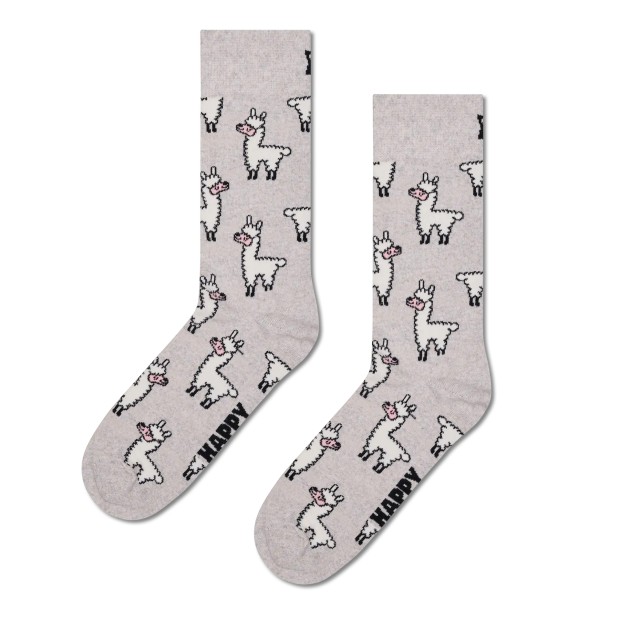 Happy Socks Llama Sock Cinza