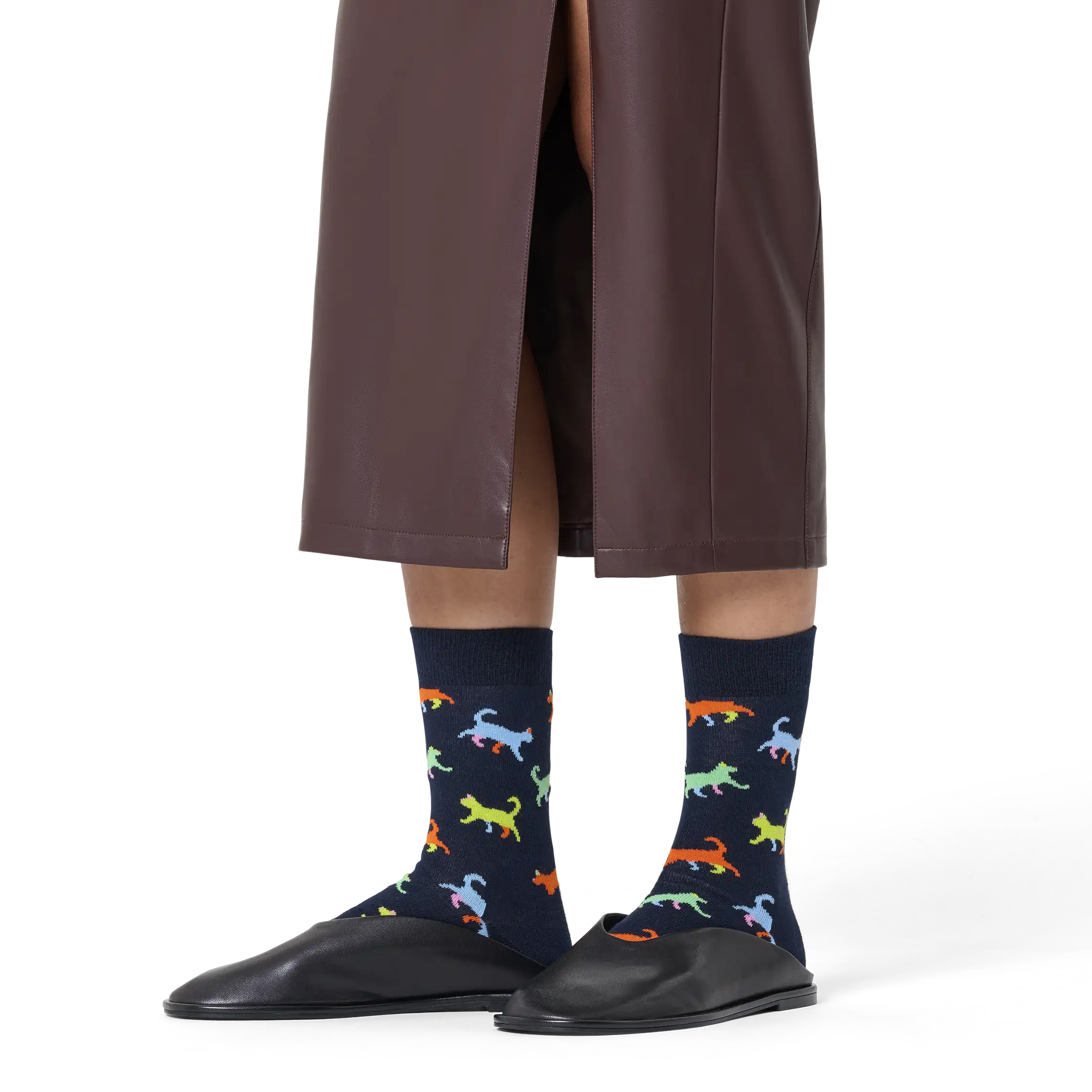 Happy Socks Kitten Love Sock Marinho