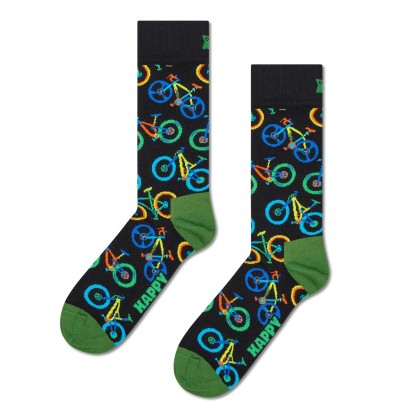 Happy Socks Mountain Bike Sock Preto
