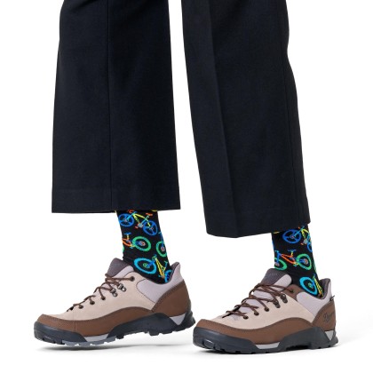 Happy Socks Mountain Bike Sock Preto