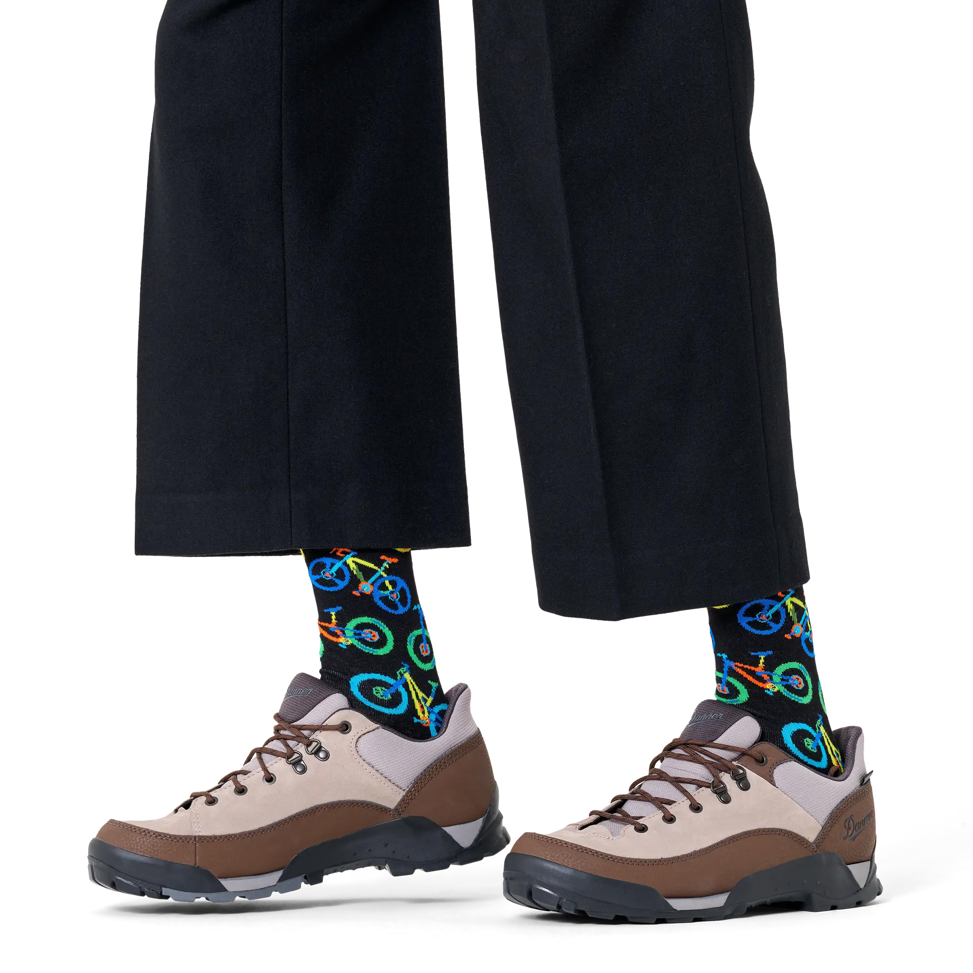 Happy Socks Mountain Bike Sock Preto