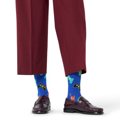 Happy Socks Controller Sock Azul