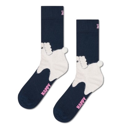 Happy Socks Fluffy Dog Sock Marinho