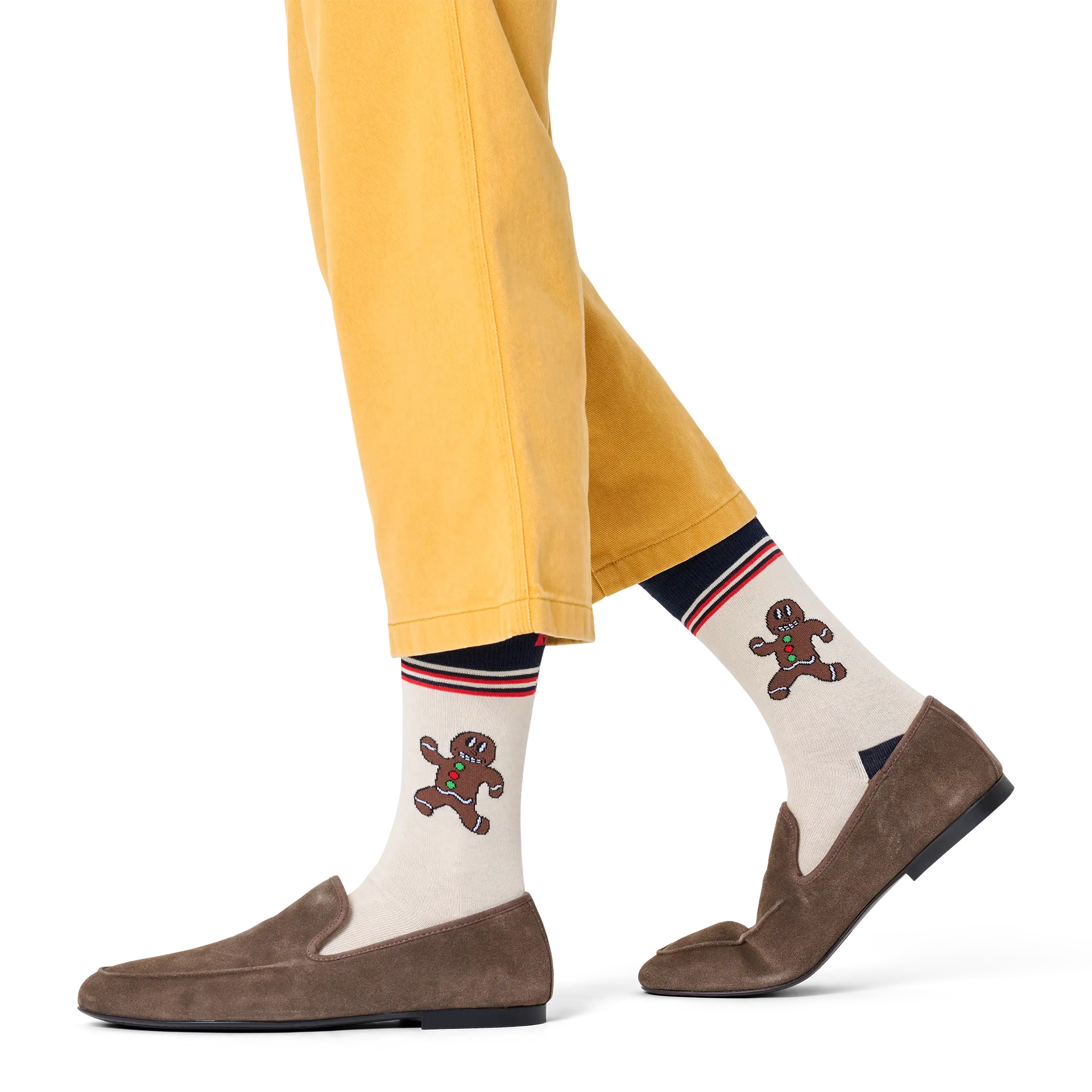 Happy Socks Happy Gingerbread Sock Bege