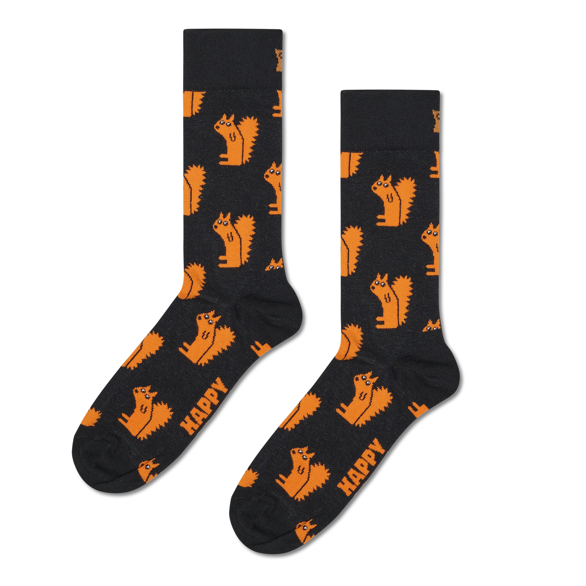 Happy Socks Squirrel Sock Preto