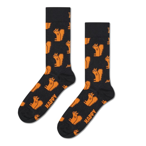 Happy Socks Squirrel Sock Preto