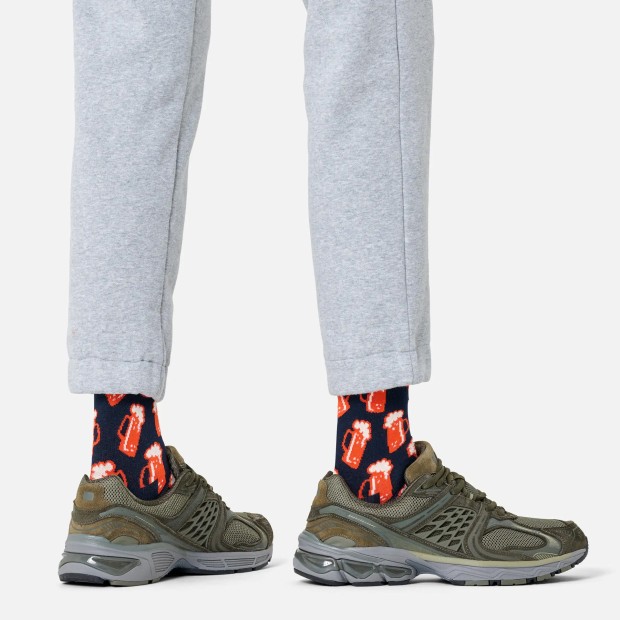 Happy Socks Beer Sock Marinho