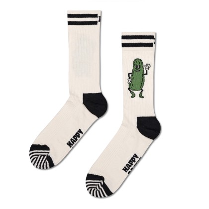 Happy Socks Pickles Sock Bege.
