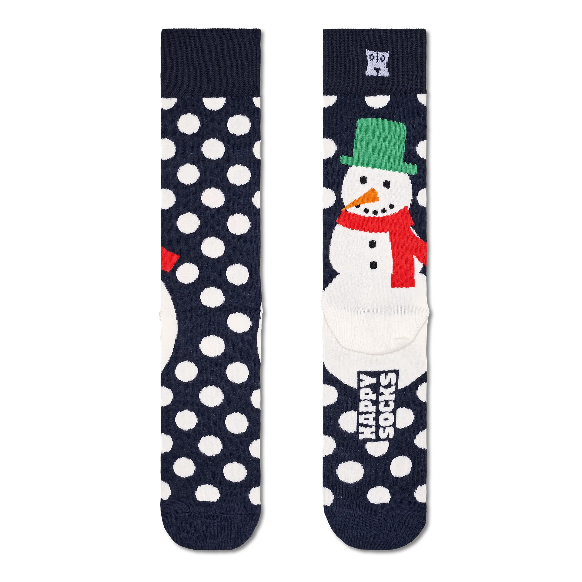Happy Socks Jumbo Snowman Sock Marinho