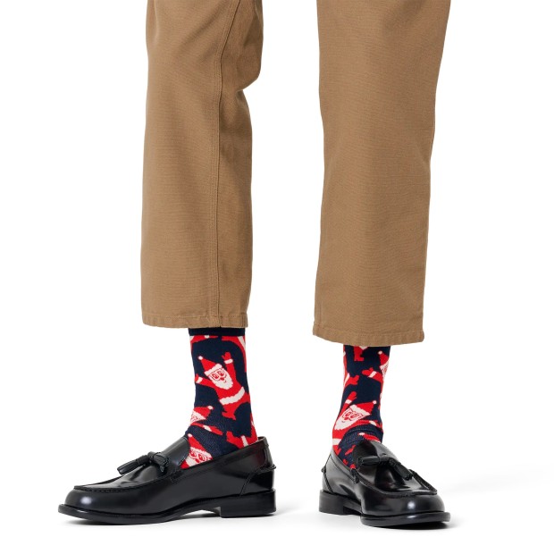 Happy Socks Santa Sock Marinho