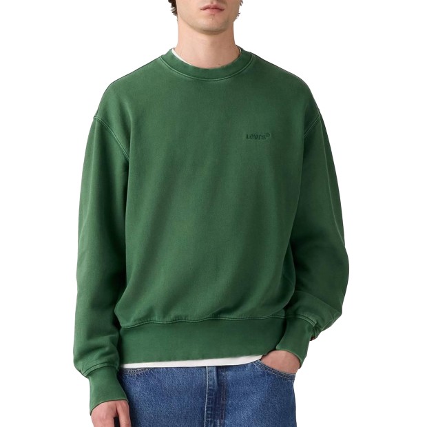 Levis Sweat Authentic Crew Garment Dye