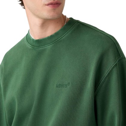 Levis Sweat Authentic Crew Garment Dye